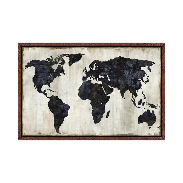 The World II by Russell Brennan - Wrapped Canvas Print iCanvas Size: 66.04cm H x 101.6cm W x 3.8cm D, Format: Classic Wood Floater Framed on Productcaster.