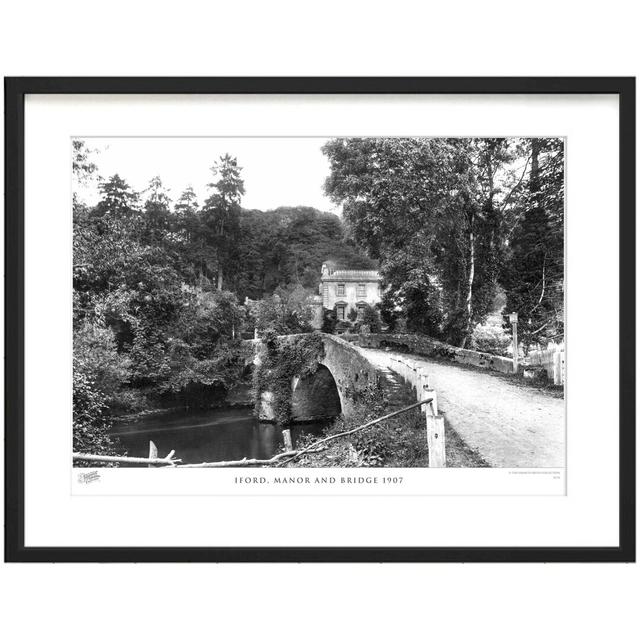 'Iford, Manor and Bridge 1907' - Picture Frame Photograph Print on Paper The Francis Frith Collection Size: 28cm H x 36cm W x 2.3cm D on Productcaster.