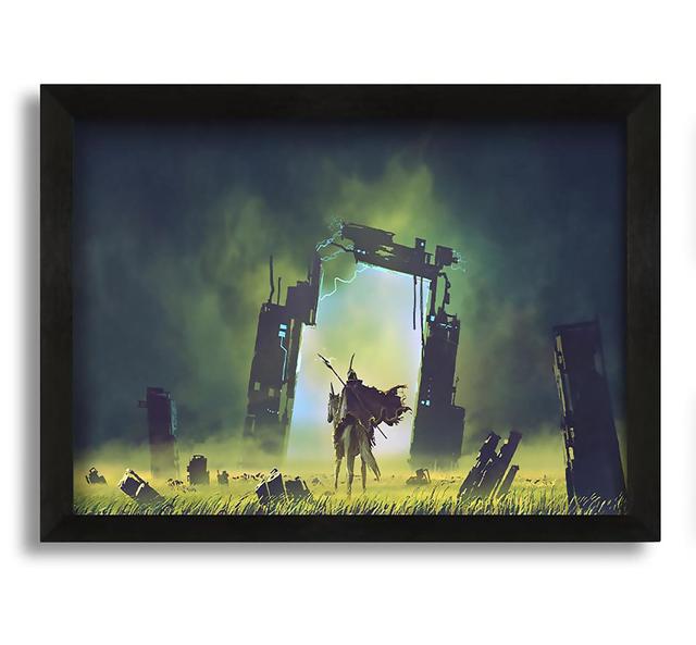 The Door to the Realm - Picture Frame Graphic Art on Canvas Maturi Size: 30cm H x 42cm W x 10cm D on Productcaster.