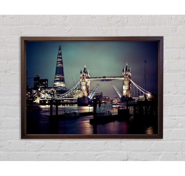 Tower Bridge Of London - Single Picture Frame Art Prints on Canvas Bright Star Size: 100.1cm H x 141.4cm W on Productcaster.