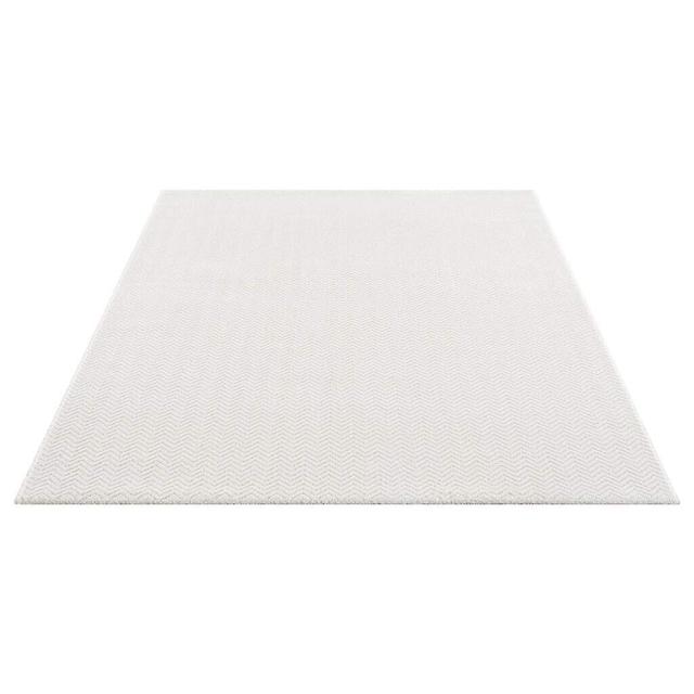 Sacha White Rug Fernleaf Rug Size: Rectangle 160 x 230cm on Productcaster.