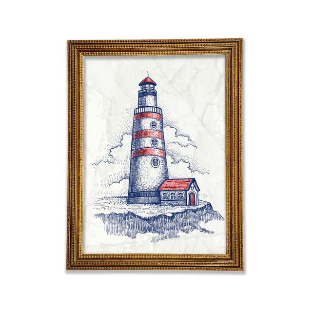 Lighthouse Watch - Print Longshore Tides Size: 59.7cm H x 42cm W x 3cm D on Productcaster.