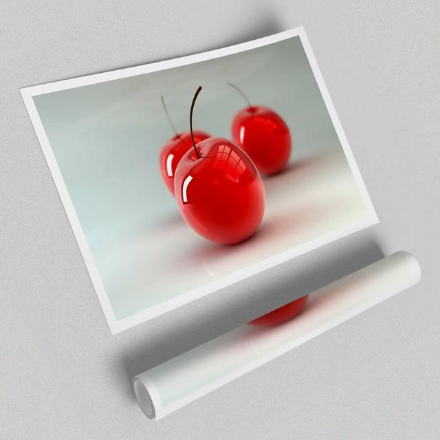 'Glass Cherries' - Photograph Print on Paper East Urban Home Size: 59.4 cm H x 84.1 cm W on Productcaster.