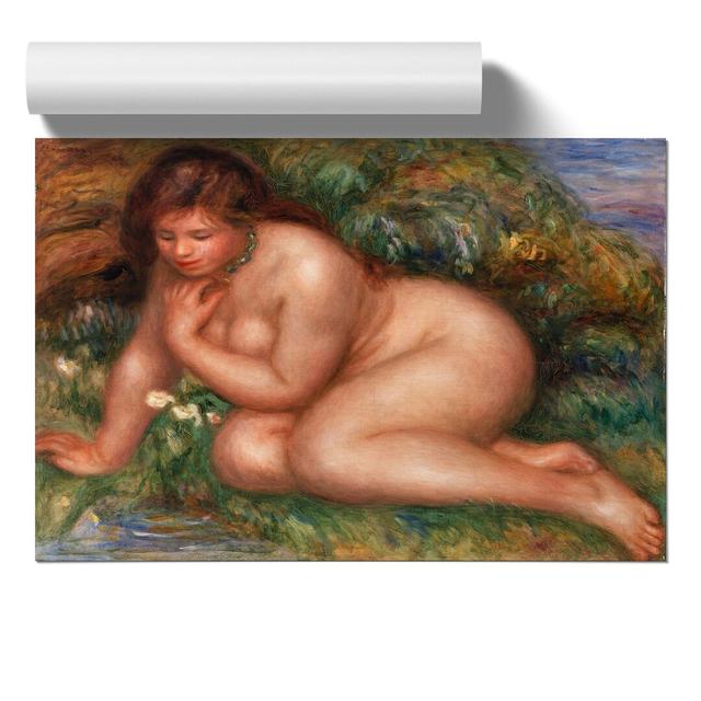 Bather Gazing by Pierre-Auguste Renoir - Unframed Painting East Urban Home Size: 30cm H x 42cm W x 0.1cm D on Productcaster.