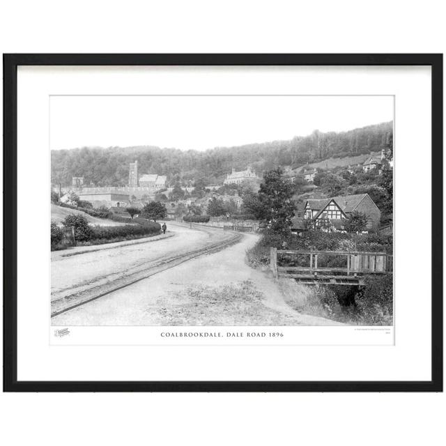 'Coalbrookdale, Dale Road 1896' by Francis Frith - Picture Frame Photograph Print on Paper The Francis Frith Collection Size: 60cm H x 80cm W x 2.3cm on Productcaster.