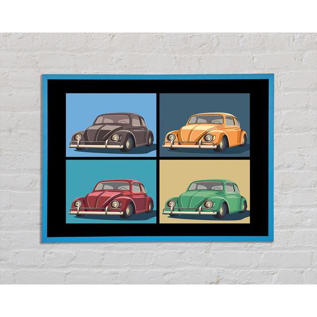 VW Beetle Pop Art - Single Picture Frame Art Prints Brayden Studio Size: 29.7cm H x 42cm W x 2cm D on Productcaster.