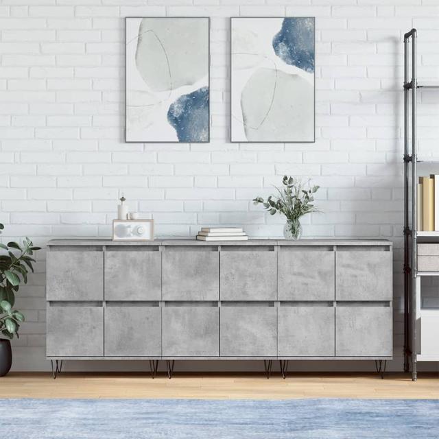 Killory 180 Sideboard (Set of 3) George Oliver Colour: Concrete Grey on Productcaster.