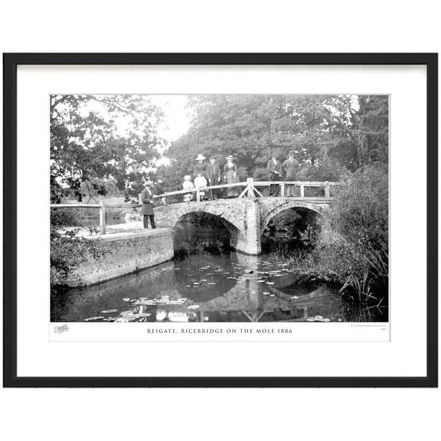 Reigate, Ricebridge On The Mole 1886 by Francis Frith - Single Picture Frame Print The Francis Frith Collection Size: 40cm H x 50cm W x 2.3cm D on Productcaster.