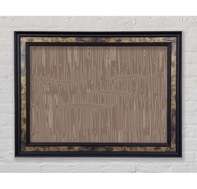 Just Colour Beige Framed Print Ivy Bronx Size: 42cm H x 59.7cm W x 8cm D on Productcaster.