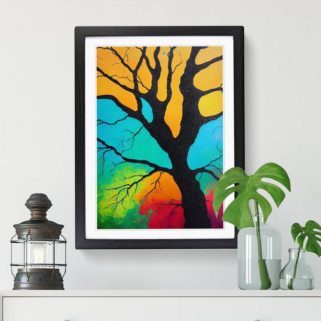 Tree Colours Vol.2 - Single Picture Frame Graphic Art ClassicLiving Size: 34cm H x 25cm W x 2cm D, Format: Oak Framed on Productcaster.