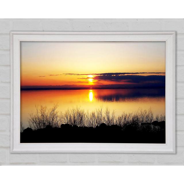 Reflections Of The Lake Framed Print Bright Star Size: 84.1cm H x 118.9cm W x 1.5cm D on Productcaster.