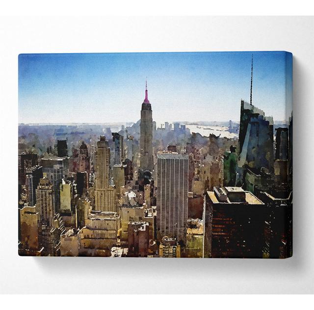 Nyc The Big Apple - Print Latitude Run Size: 66cm H x 106.6cm W x 10cm D on Productcaster.