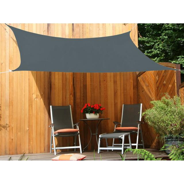 Norridgewock 3m x 2.5m Rectangular Shade Sail Dakota Fields Colour: Anthracite on Productcaster.