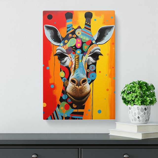 Giraffe Constructivism No.2 - Print World Menagerie Size: 50cm H x 35cm W x 3cm D on Productcaster.