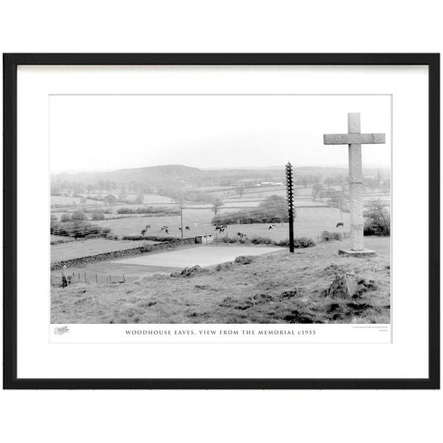 'Woodhouse Eaves, View from the Memorial C1955' - Picture Frame Photograph Print on Paper The Francis Frith Collection Size: 43.5cm H x 53.4cm W x 2.3 on Productcaster.