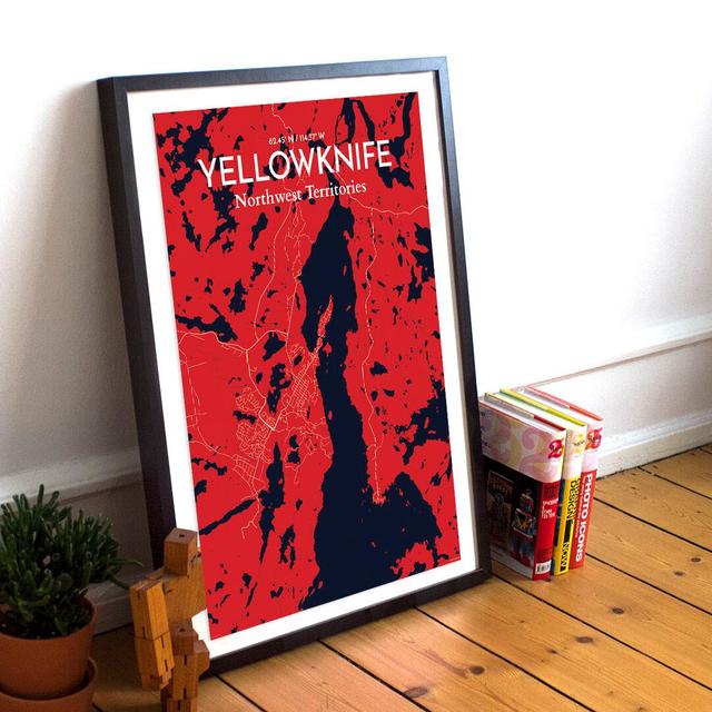 Yellowknife - Unframed Graphic Art Print on Paper East Urban Home Size: 127.4 cm H x 61 cm W x 0.1 cm D on Productcaster.