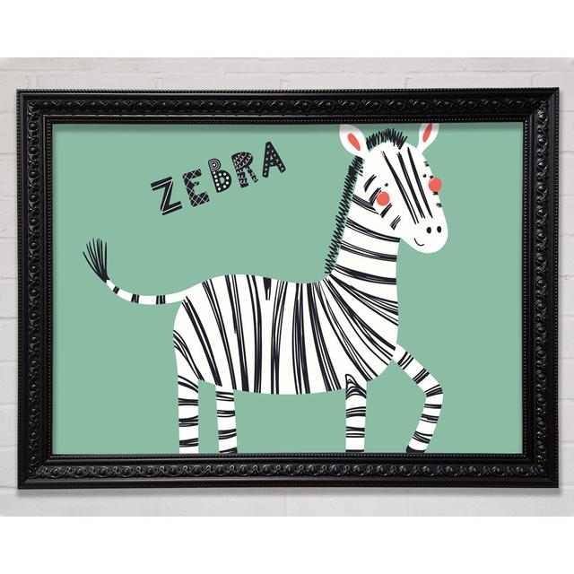 Zebra Pride - Single Picture Frame Art Prints Isabelle & Max Size: 42cm H x 59.7cm W on Productcaster.