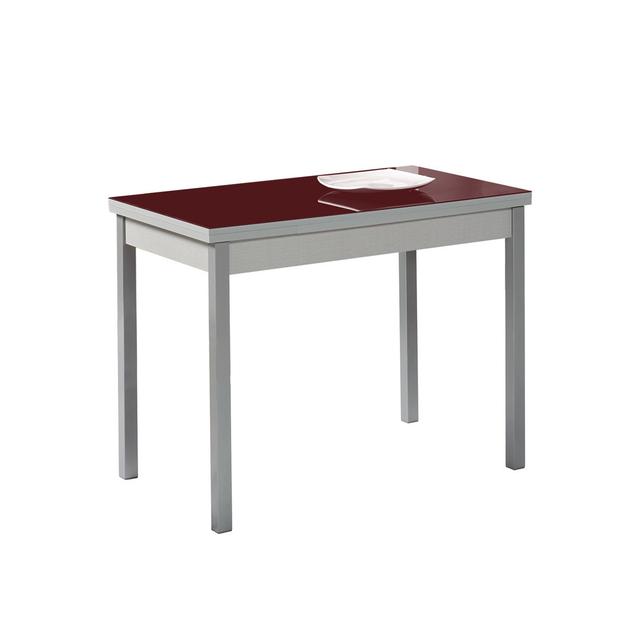 Hearthstone Rectangular 150Cm L x 60Cm W Dining Table Rosalind Wheeler Table Top Colour: Bordeaux, Size: 150cm L x 60cm W on Productcaster.