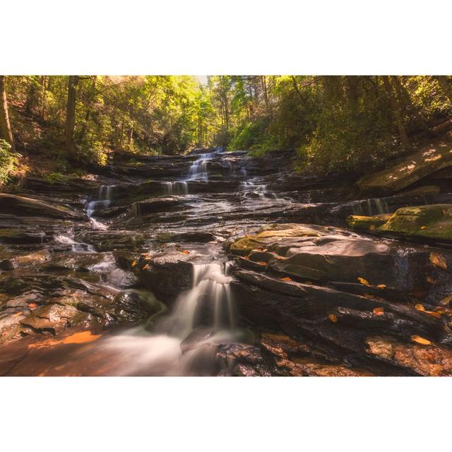 Serene Waterfall In North Georgia by Marilyn Nieves - No Frame Art Prints on Canvas Alpen Home Size: 51cm H x 76cm W on Productcaster.