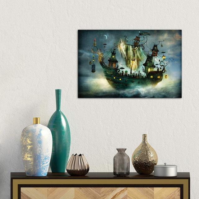 Flying Rigmor by Alexander Jansson - Wrapped Canvas Graphic Art Print Maturi Size: 45.72cm H x 66.04cm W x 3.81cm D on Productcaster.