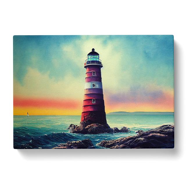 Lighthouse Vol.4 - Wrapped Canvas Graphic Art Breakwater Bay Size: 40cm H x 60cm W x 3cm D on Productcaster.