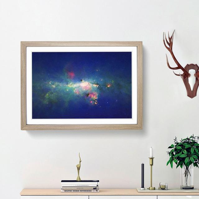 Out of Space Vol.46 in Abstract - Picture Frame Graphic Art Print East Urban Home Frame Option: Oak Framed, Size: 27cm H x 36cm W x 2cm D on Productcaster.