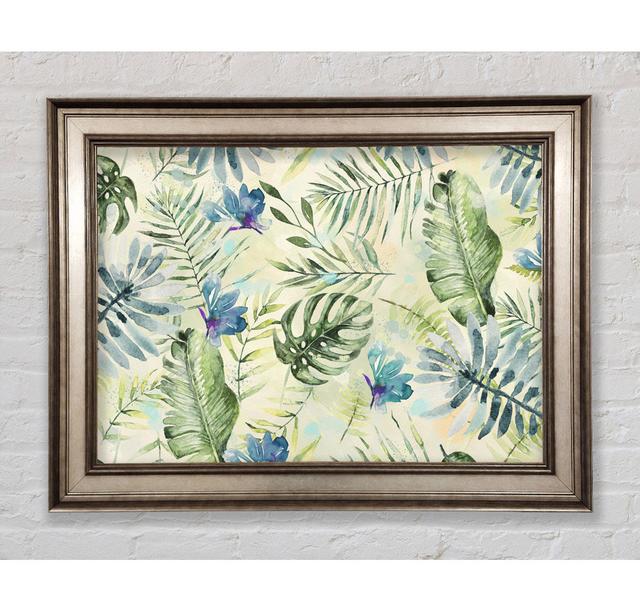 Monstera Cheese Plant Love - Single Picture Frame Print Bright Star Size: 42cm H x 59.7cm W x 8cm D on Productcaster.