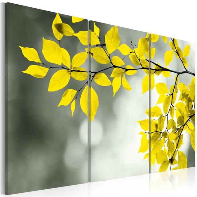 Leinwandbild Gold Sprig Ebern Designs on Productcaster.