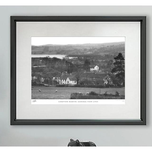 'Compton Martin, General View C1955' - Picture Frame Photograph Print on Paper The Francis Frith Collection Size: 60cm H X 80cm W x 2cm D on Productcaster.