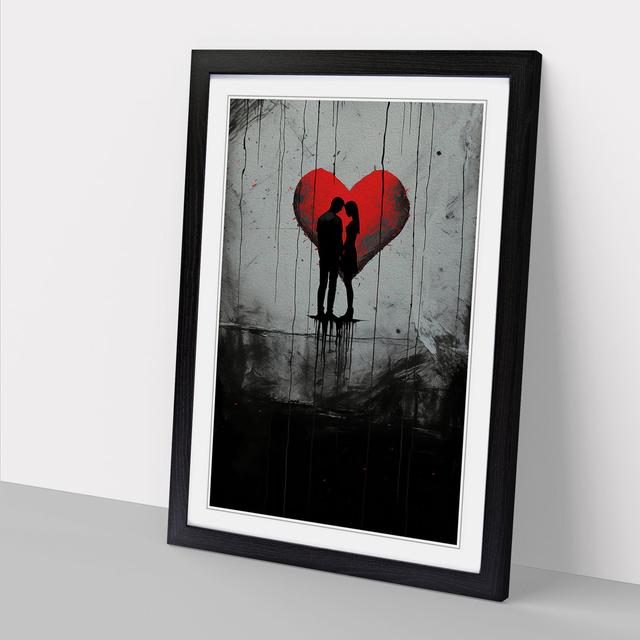 XYZ-FRM-V1223-4397 Single Picture Frame Art Prints on Wood Marlow Home Co. Format: Black Framed, Size: 34cm H x 25cm W x 2cm D on Productcaster.