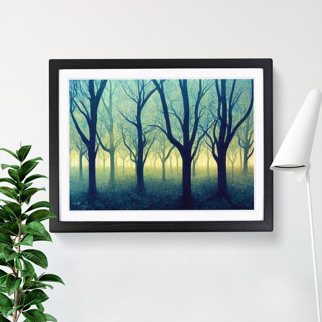 Eye Opening Forest - Single Picture Frame Print Alpen Home Size: 46cm H x 64cm W x 2cm D, Frame Colour: Black Framed on Productcaster.