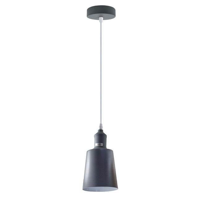 Kohrad 1 - Light Single Bell Pendant 17 Stories Finish: Grey on Productcaster.