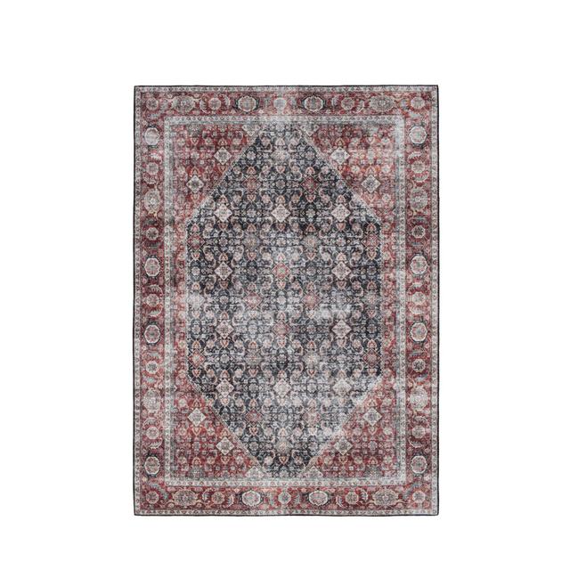 Littlehampton Flatweave Navy/Red Rug Latitude Vive Rug Size: Rectangle 120 x 170cm on Productcaster.