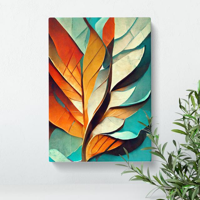 Leaf Abstract No.2 ClassicLiving Size: 50cm H x 35cm W x 3cm D on Productcaster.