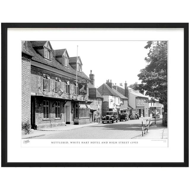 'Nettlebed, White Hart Hotel and High Street C1955' by Francis Frith - Picture Frame Photograph Print on Paper The Francis Frith Collection Size: 28cm on Productcaster.