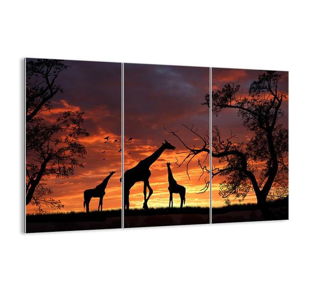 A Small Dinner with Your Loved Ones - 3 Piece Unframed Photograph Print Set on Glass Bloomsbury Market Size: 110cm H x 165cm W x 1.8cm D on Productcaster.