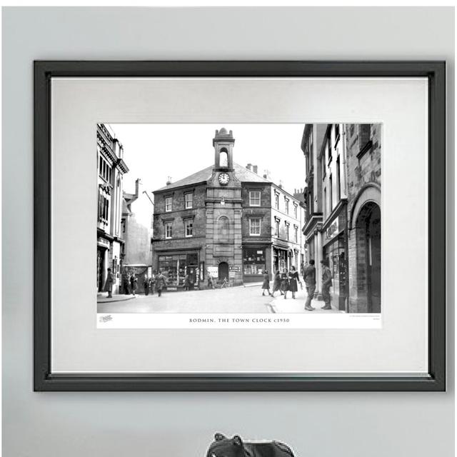 Bodmin, The Town Clock C1950 - Single Picture Frame Print on Wood The Francis Frith Collection Size: 60cm H x 80cm W x 2.3cm D on Productcaster.