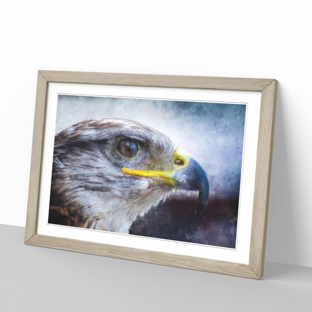 Golden Eagle Vol.4 - Picture Frame Painting East Urban Home Frame Option: Oak Framed, Size: 36cm H x 48cm W x 2cm D on Productcaster.