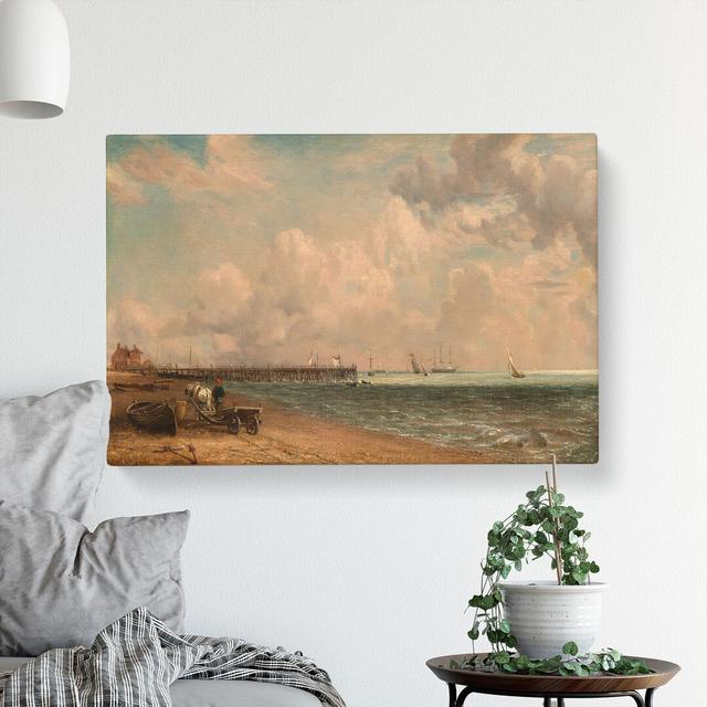 Yarmouth Jetty by John Constable - Wrapped Canvas Painting East Urban Home Size: 35cm H x 50cm W x 3cm D on Productcaster.