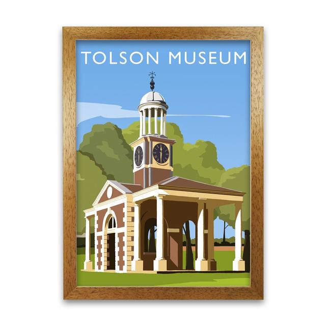 Tolson Museum by Richard O'Neill - Picture Frame Graphic Art Print on Paper 17 Stories Size: 59.4 cm H x 42 cm W x 3 cm D, Frame Option: Black on Productcaster.