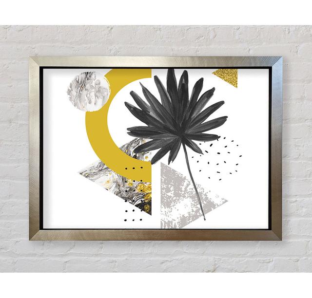 Mid Century Triangle - Single Picture Frame Art Prints Bright Star Size: 100cm H x 141.4cm W x 3.4cm D on Productcaster.