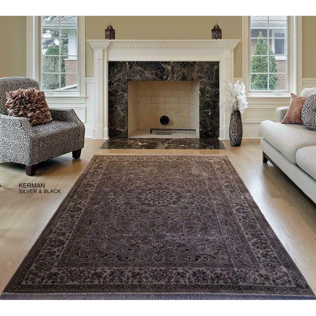 Maisonet Tufted Black/Gray Rug Marlow Home Co. Rug Size: Rectangle 150cm x 200cm on Productcaster.