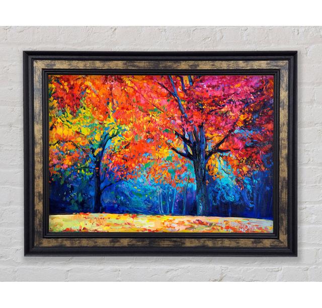 Magical Autumn Forest Framed Print Bright Star Size: 21cm H x 42cm W on Productcaster.