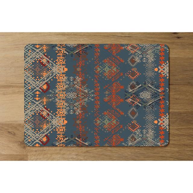 Mukilteo Ethnic Boho Distressed Cork Placemat (Set of 4) Bloomsbury Market on Productcaster.