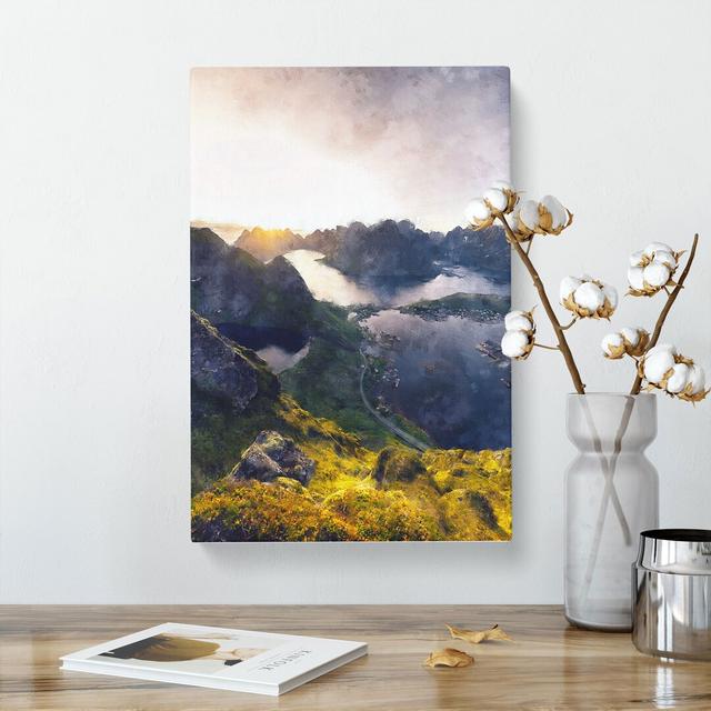 The Beauty of Norway - Wrapped Canvas Graphic Art East Urban Home Size: 76cm H x 50cm W x 3cm D on Productcaster.