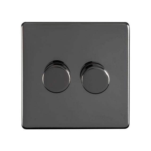 Wall Mounted Dimmer Eurolite Colour: Black Nickel on Productcaster.