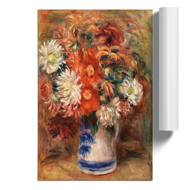 Bouquet of Flowers Vol.1 by Pierre-Auguste Renoir - Unframed Painting East Urban Home Size: 42cm H x 30cm W x 0.1cm D on Productcaster.