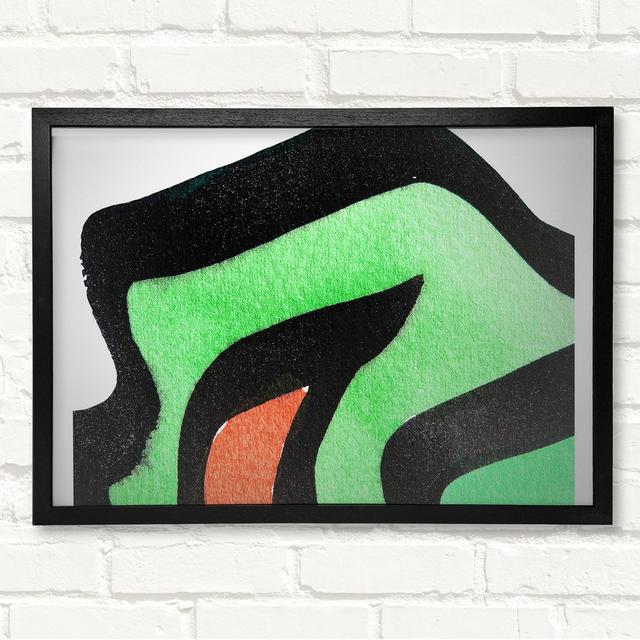 Lily Illusion Framed Print Ivy Bronx Size: 29.7cm H x 42cm W on Productcaster.