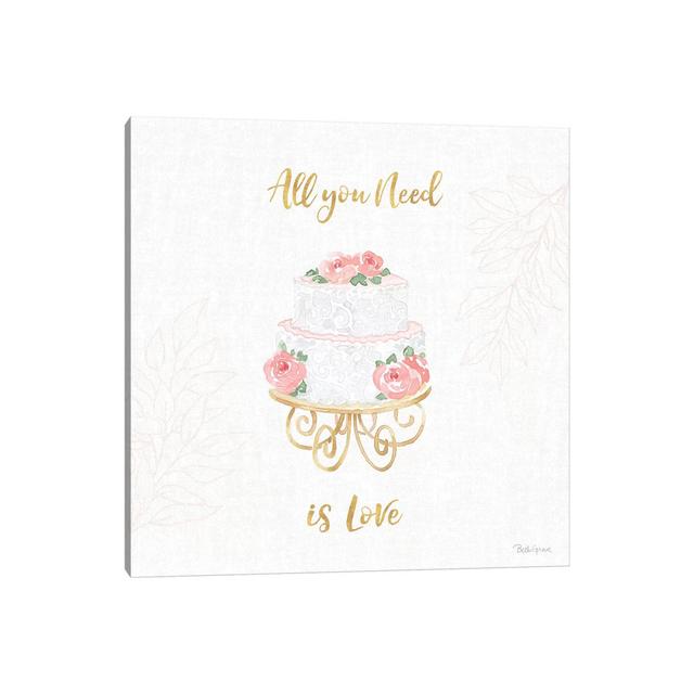 All You Need is Love IX by Beth Grove - Wrapped Canvas Graphic Art Happy Larry Size: 45.72cm H x 45.72cm W x 1.905cm D on Productcaster.