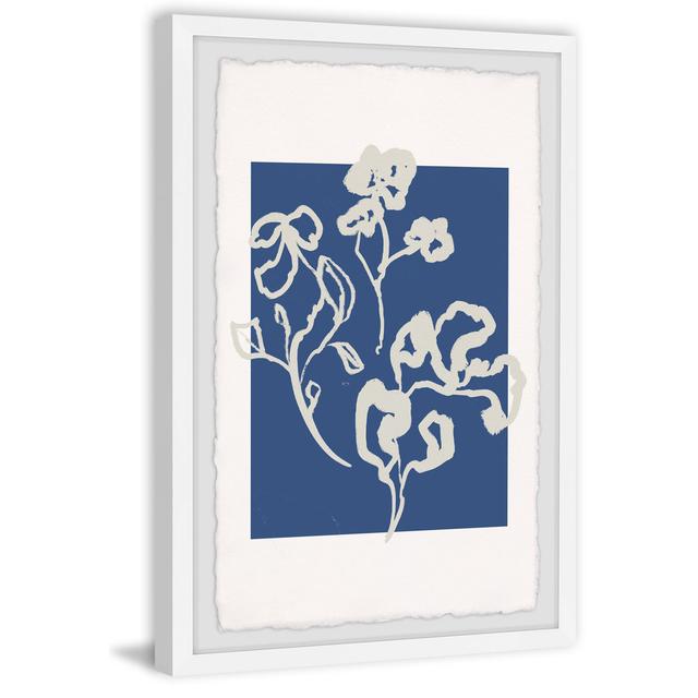 Blurry Flowers - Picture Frame Painting on Paper Marlow Home Co. Size: 91cm H x 61cm W x 3.81cm D on Productcaster.